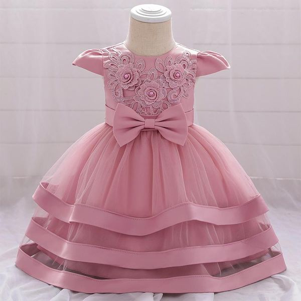 

girl's dresses born dress infant birthday for 1 year baby girl baptism bridesmaids wedding princess prom evening, Red;yellow