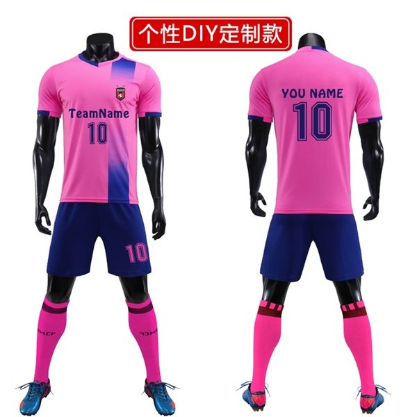 

spring and summer children's short sleeve football training suit, Black;white