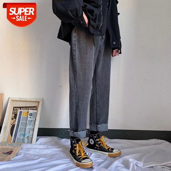 

2019 summer men's leisure baggy homme cargo jeans mens fashion loose black/blue color male trousers casual pants size -2xl #s286