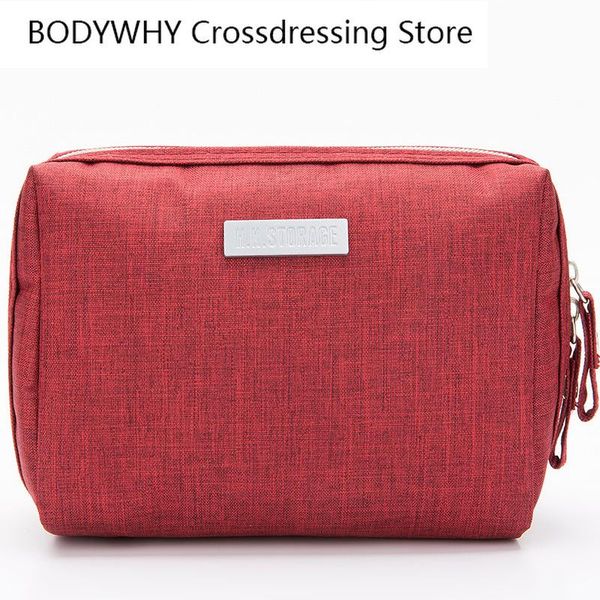 

solid color cationic hand cosmetic bag mini storage wash makeup travel organizer toiletry bags & cases