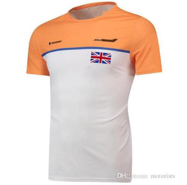 

f1 team racing short-sleeved t-shirt polyester quick-drying mkl fans round neck downhill jersey custom made in the same style