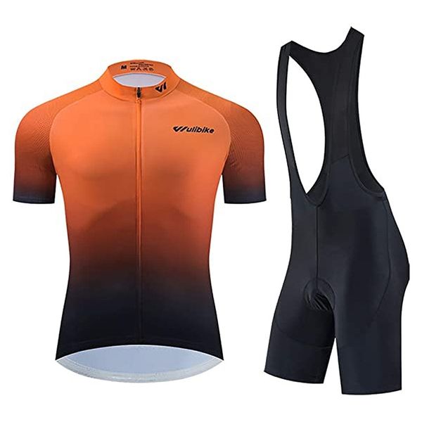 

advertising pattern of straight sport outdoor bicycle long sleeve cycling suit and tights