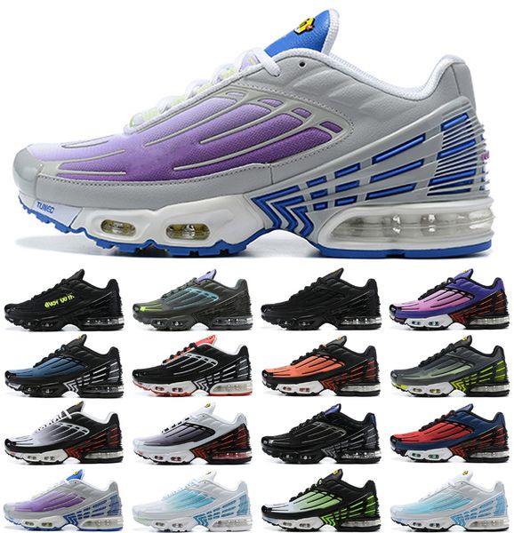 

2021 tuned mens sneakers men women tn 3 outdoor shoes trainers mesh triple white black leather laser blue ghost green aqua graphy pack