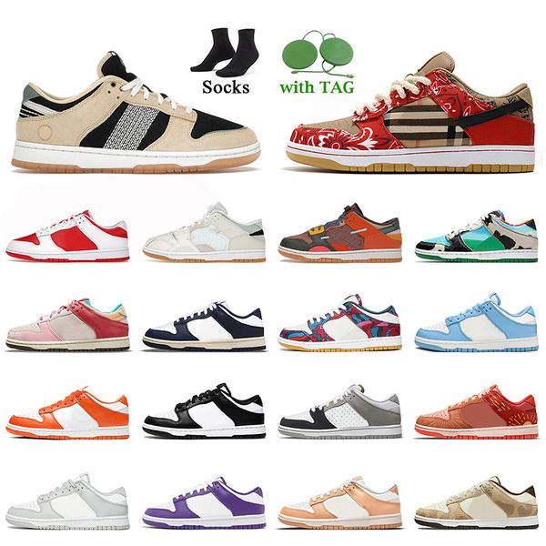 

platform fashion leather women mens running shoes rooted in peace cactus jack scrap sea glass archeo brown white black paisley dunks low og