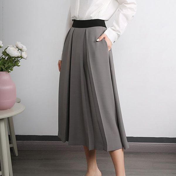 

skirts incense gaoke's high waist skirt in spring and summer 2021, Black