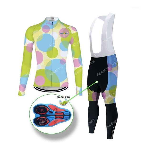 

lady cycling jersey long sleeve set women clothing fashion road bike shirt pro mountain riding team jersey1, Black;blue