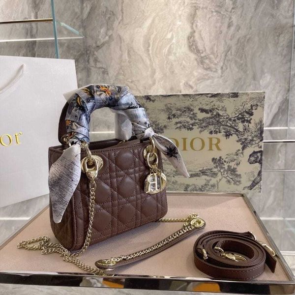 

handbag d di ce 2021 casual and fashionable hand-held cross carrying small fragrant lambskin princess bag
