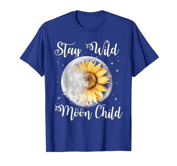 

stay wild moon child hippie sunflower tshirt hippie gifts, White;black