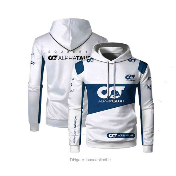 

elling formula one alphatauri new mavericks team hoodie f1 cultural apparel racing fans lovers second consecutive man hoodie, Black