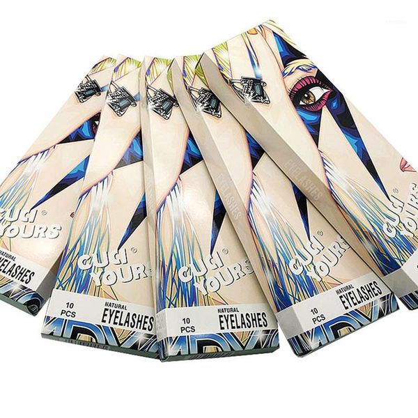 

pack of 3 pieces diamond girl eyelashes handmade natural thick cross section 3d 10 pairs eyelashes1