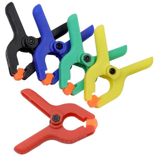

professional hand tool sets 5pcs 2 inch diy tools plastic nylon toggle clamps for woodworking spring clip po studio clamp hout