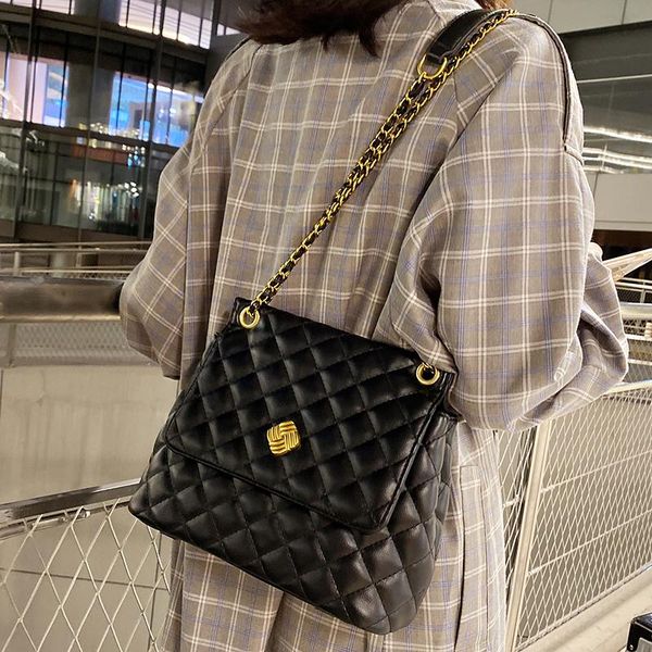 

evening bags wtyl lingge chain women's bag 2021 fashion single shoulder messengerautumn and winter high sense armpit