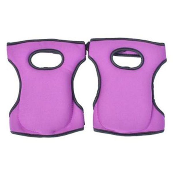 

elbow & knee pads 2pc pad cap portative foam sponge ultra light cushion for garden cleaning indoor housework purple, Black;gray