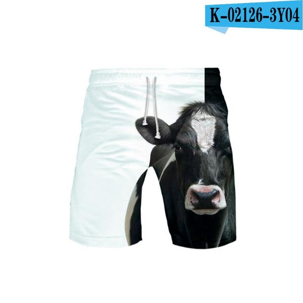 

funny men's sport pants cute summer leopard print animals beach shorts men/boys fashion personality handsome, White;black