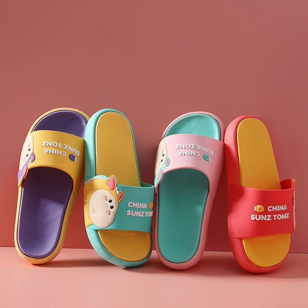 

2022 new summer women slippers men couples cute cartoon hand painted design quality slides eva waterproof bathroom, Black