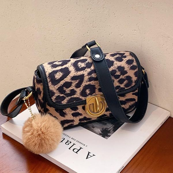 

evening bags luxury designer leopard print small square bag for women 2021 fashion single shoulder messenger handbags
