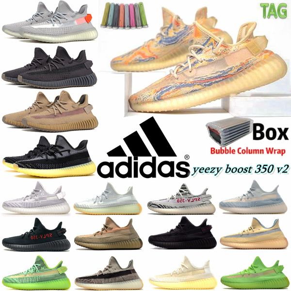 

mx oat kanye west adidas yeezy boost 350 v2 men women running shoes yeezys zebra tail light cinder static reflective carbon israfil womens s