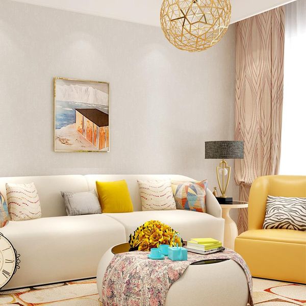 

wallpapers 9.5m x 0.53m modern minimalist solid color non-woven wallpaper for bedroom living room office kitchen wall papers home decor b