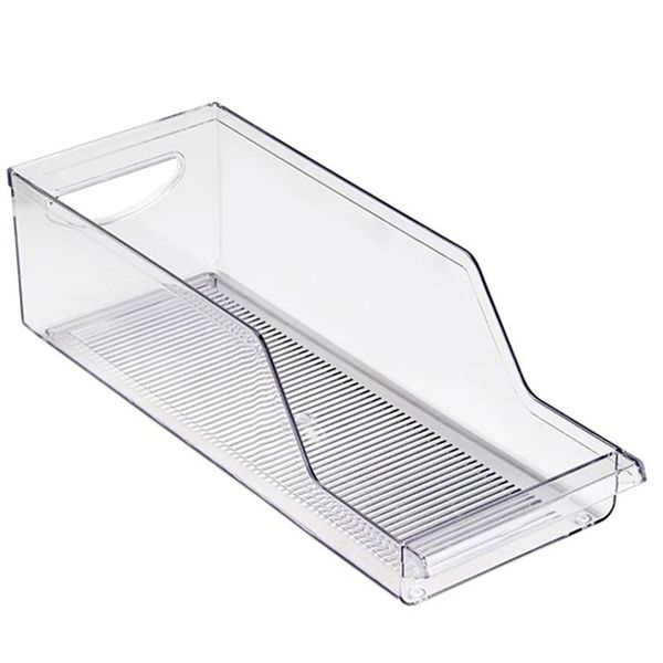 

refrigerator organizer bins soda can dispenser beverage holder for fridge, er, kitchen, counter, cabinets storage bottles & jars