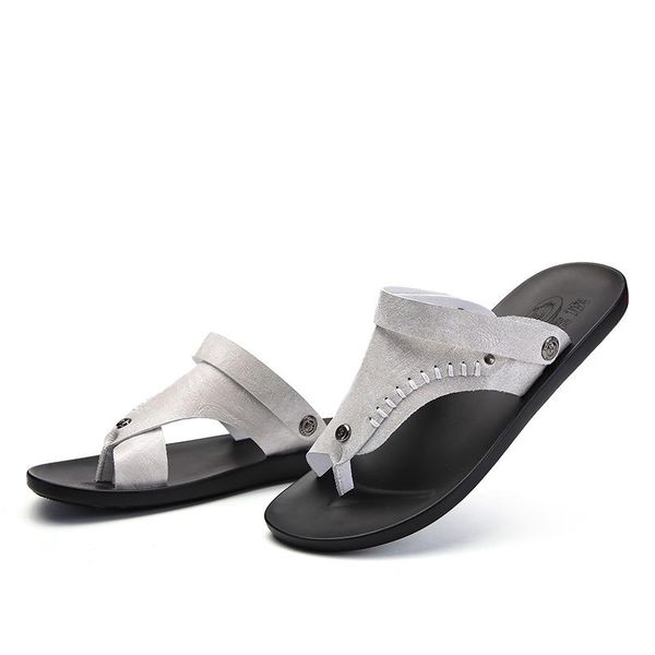 

sandals genuine sandales sandalle playa men sandals-men hombre sandalen man heren 2021 zandalias beach herren homme para de for sandali, Black