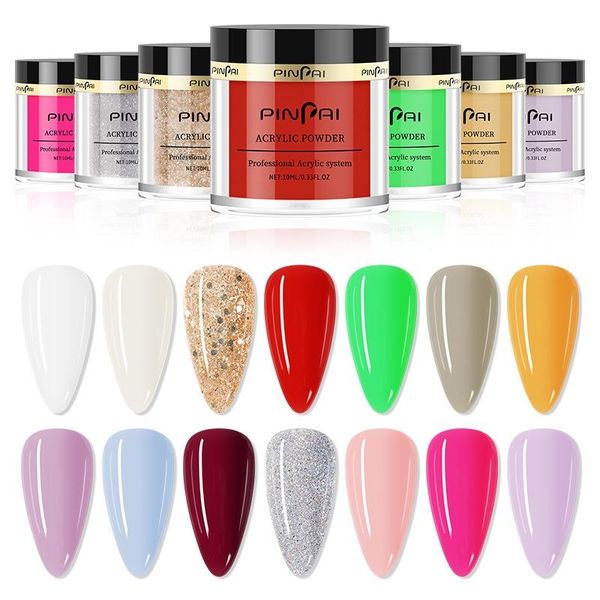 

10g nail crystal glitter powder four kinds of mix and match infiltration carved extended nails diy decorative art, Silver;gold