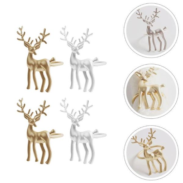 

napkin rings 4pcs exquisite christmas decorative buckle clasps