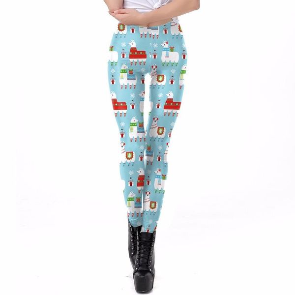 

women's leggings christmas 2021 fashion pantalon femme trousers women pants plus size clothes roupas 3d printing streetwear, Black