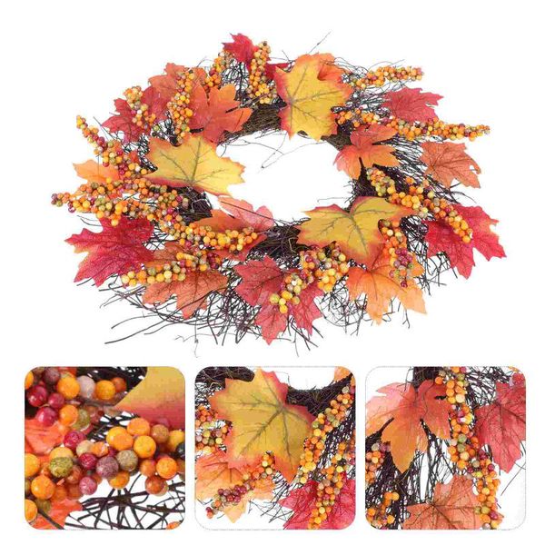 

decorative flowers & wreaths christmas artificial garland festival wreath pendant adornment