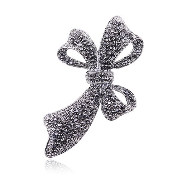 

factory popular brooch luxury alloy flower water drill brooch accessories christmas