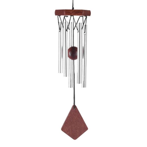 

decorative objects & figurines wind chimes for deep tone outdoor sympathy memorial with 6 metal tubes hook decor