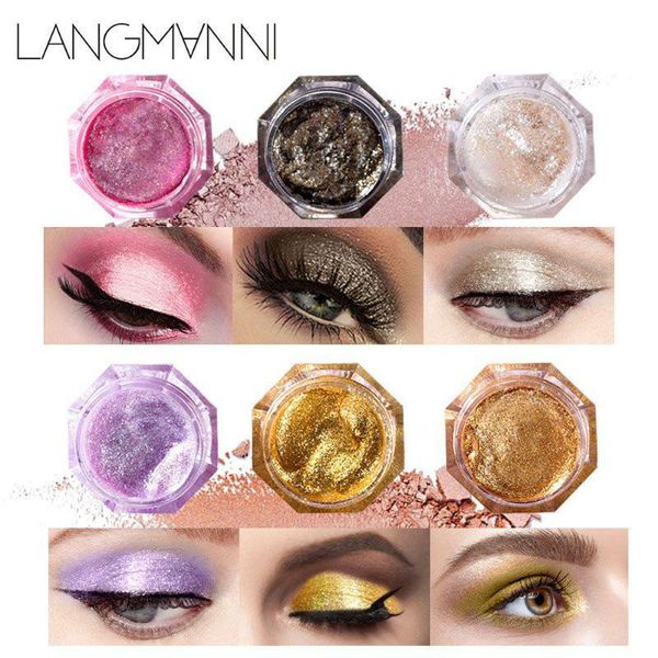 

eye shadow 6 colors jelly gel highlighter make up concealer shimmer face glow eyeshadow h