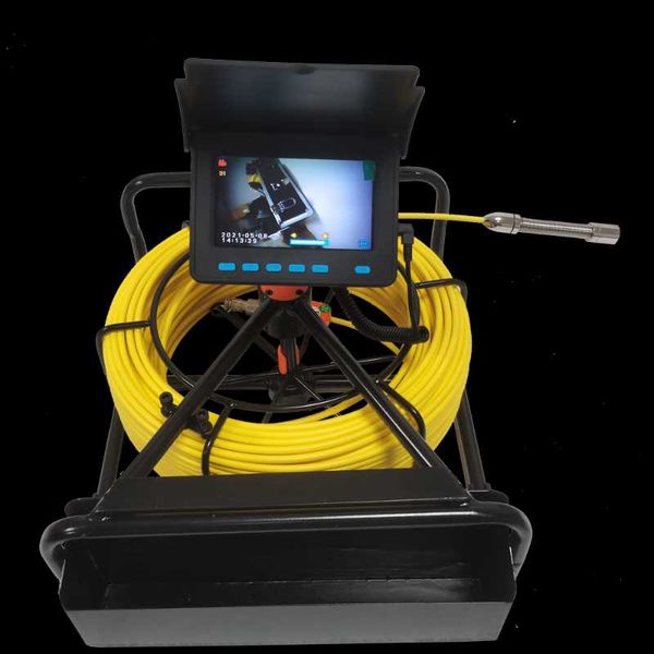 

cameras pipe pipeline inspection camera 10/20/30/40/50m cable drain sewer cctv endoscope video plumbing system with 4.3 inch lcd monitor