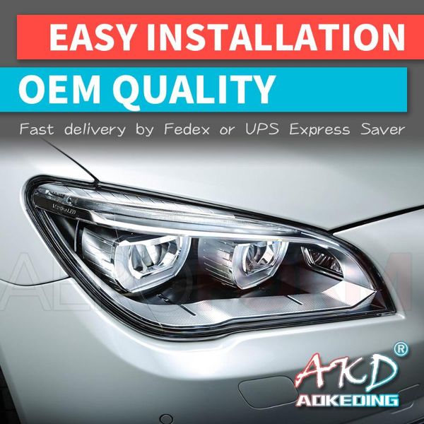 

other lighting system 1 pcs car goods for f01 f02 headlights 2009-2014 740i 730i 735i multi-beams headlamp full led headlight dual proje