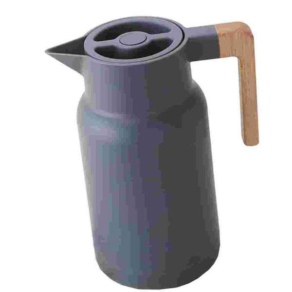 

water bottles bottle pot insulated kettle large capacity thermal household container for home restaurant (grey)