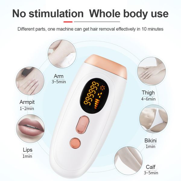 

999999 flash hair removal machine professional permanent ipl hair removal laser ing point epilator for women lcd display