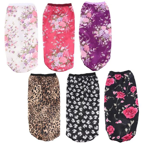 

6pcs elastic printing sleeping cap delicate sleep chic headband shower caps