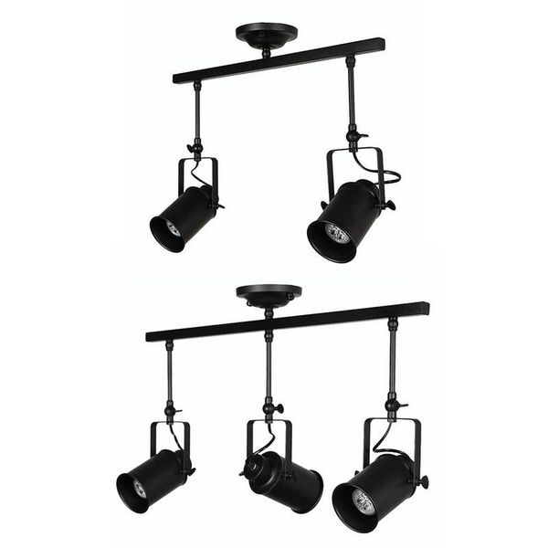 

1pcs led track light cob rail spotlights lamp e27 ceiling vintage leds tracking fixture bulb for store shop mall bar lights