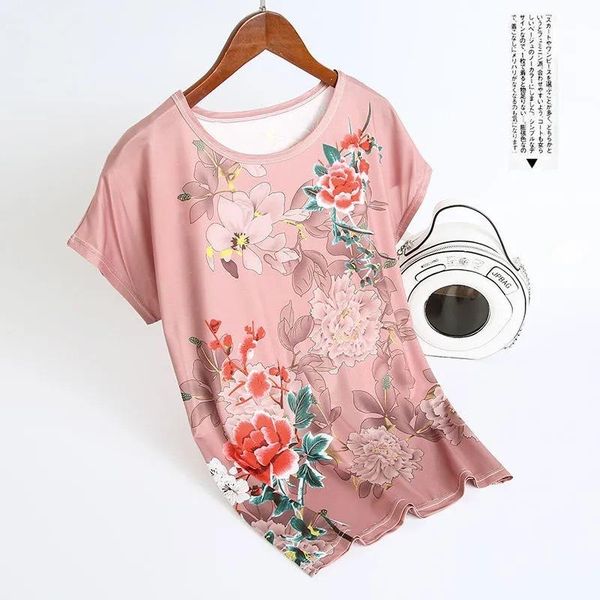 

women's t-shirt women shirts fashion t-shirts ladies print spell color stripe lady short sleeve plus loose size s-xxxxl, White