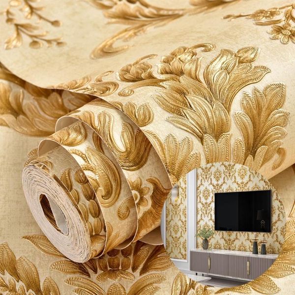 

wall stickers 127f 3d embossed flower mural wallpaper peel & stick floral living room self adhesive compatible with bedroom walls