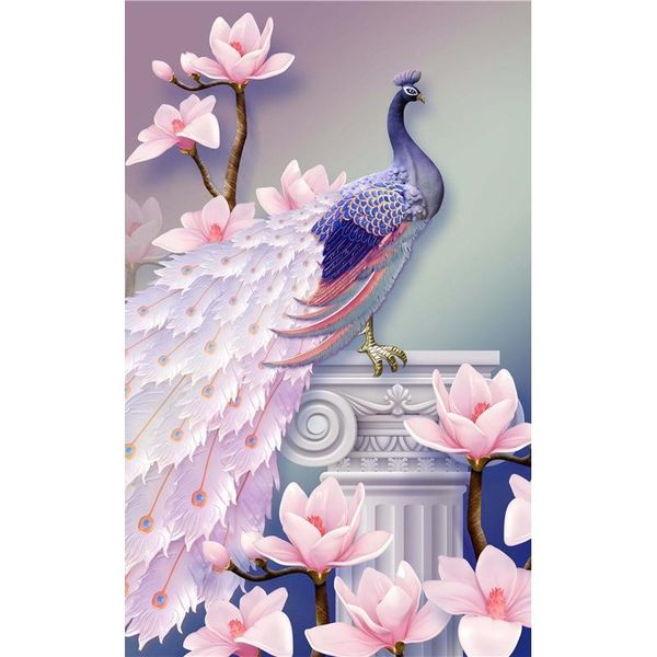 

diamond painting full round drill 5d diy animal peacock flower embroidery cross stitch mosaic manual hobby home decor gift