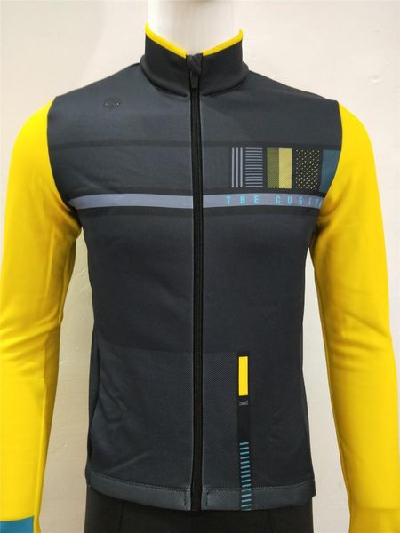 

racing jackets winter thermal fleece cycling jersey warm pro mtb long sleeve keep bicycle clothes, Black;red