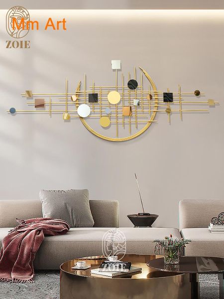 

decorative objects & figurines nordic entry lux style living room wall decoration pendant iron art bedroom stickers creative hanging
