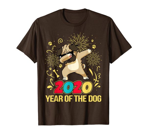 

Funny Pug Year Of The Dog 2020 T-Shirt For Dog Lovers, Mainly pictures