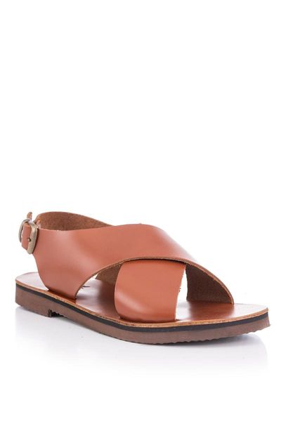 

sandals handmade genuine leather tan women 's sandals-basement, Black