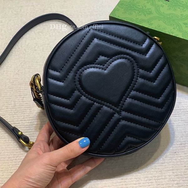 

marmont chain round crossbody bag women ophidia luxurys designers fashion love circular shoulder bags pouch tote textile genuine leather