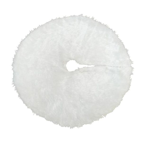 

party decoration 70/120cm white christmas tree skirt base faux fur xmas floor mat ornaments decor cover home decors
