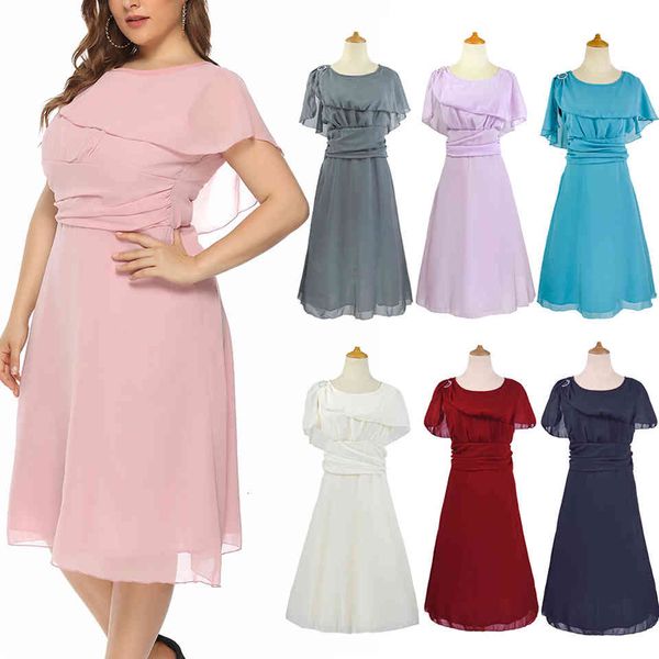 

dressed long of midi cable elegant the line most size 4xl women's clothes solid office wear sukienka empire waist dress chiffon, Black;gray