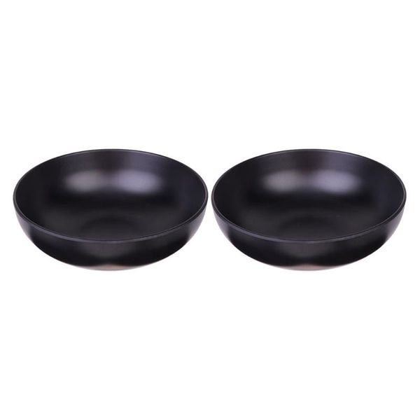 

2pcs japanese style ramen bowls stylish container black noodle
