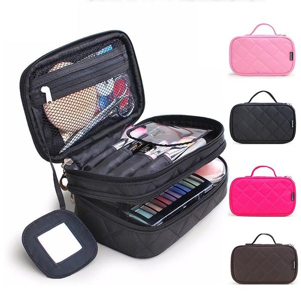 

cosmetic bags & cases case makeup women travel toiletry bag professional storage brush necessaries make up organizer beauty