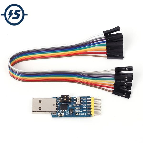 

integrated circuits cp2102 3.3v/5v six-in-one multi-function port module usb tol 485 232 mutual conversion compatible
